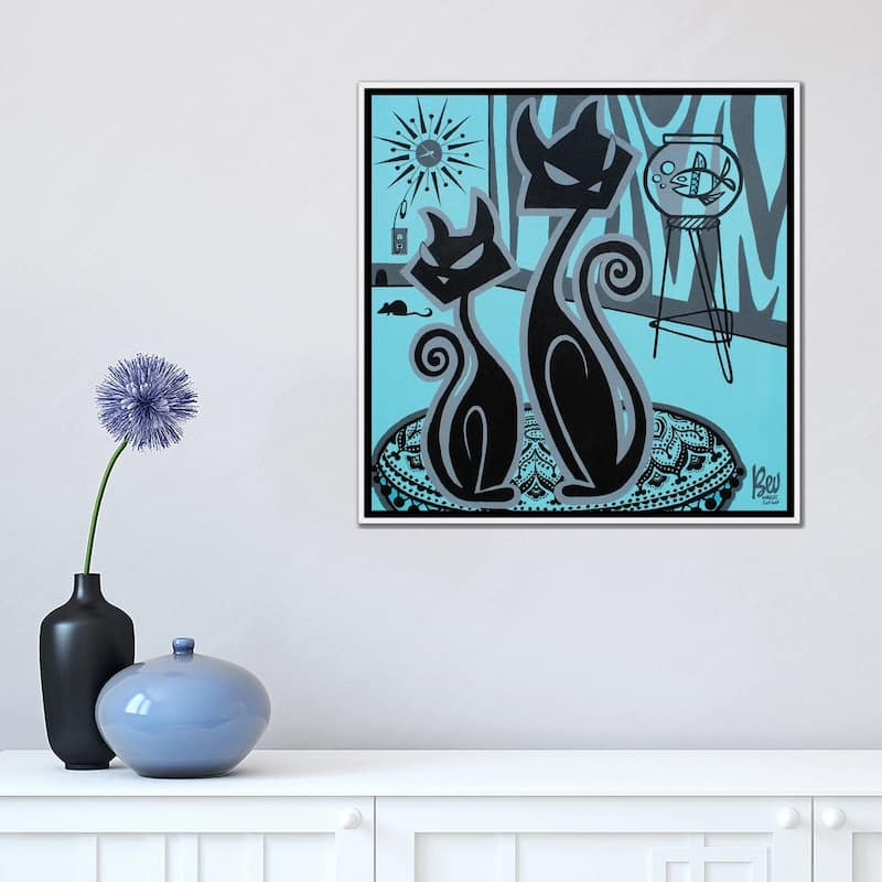 iCanvas "Cats Eye" by Bev Hogue Framed Canvas Print Bed Bath & Beyond